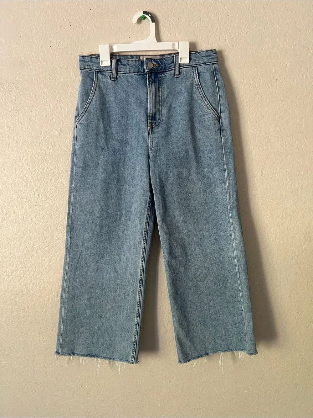 EUC EVERLANE The Wide Leg High-Rise Wide-Leg Crop Size 29 R